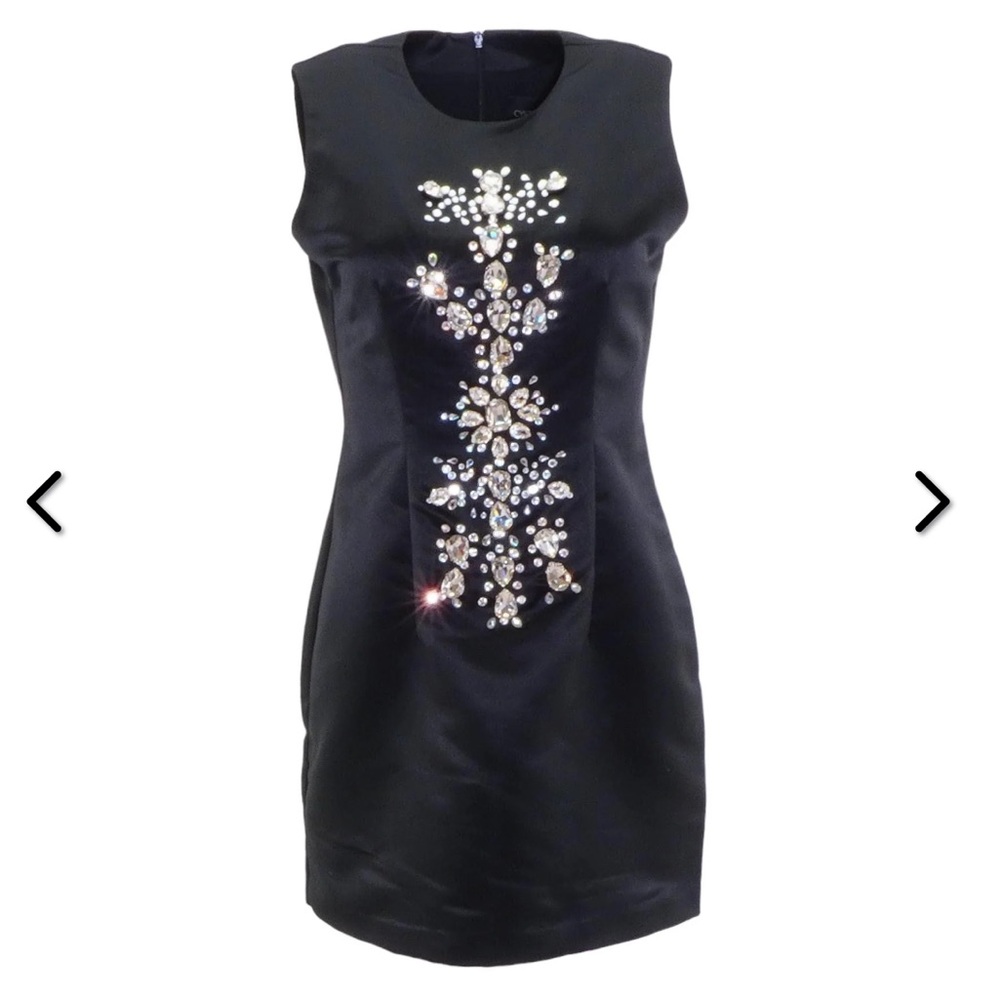 NWT Black Rhinestoned Mini